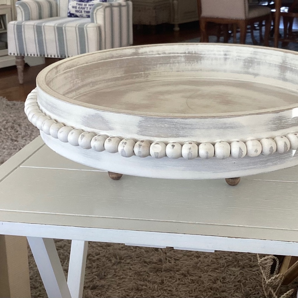 Distressed Decorative Wood Tray